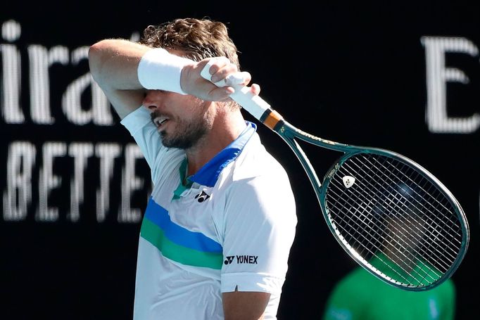 Stan Wawrinka ve druhém kole Australian Open 2021