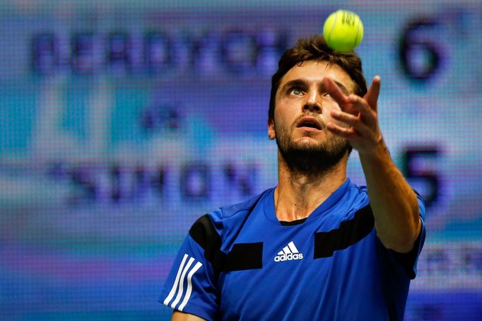 Francouzský tenista Gilles Simon.