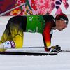 Soči 2014, tým sprint: Tim Tscharnke (Německo) padá
