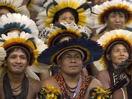 Sportovní klání brazilských indiánů