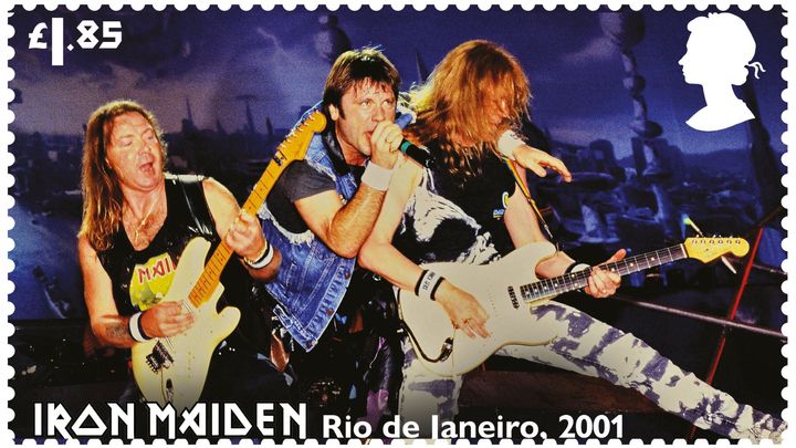 Olympic, Česká filharmonie, Iron Maiden. Kdo všechno z hudby se dostal na známky; Zdroj foto: Royal Mail