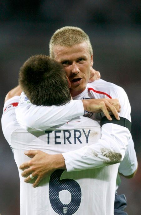 John Terry s Davidem Beckhamem
