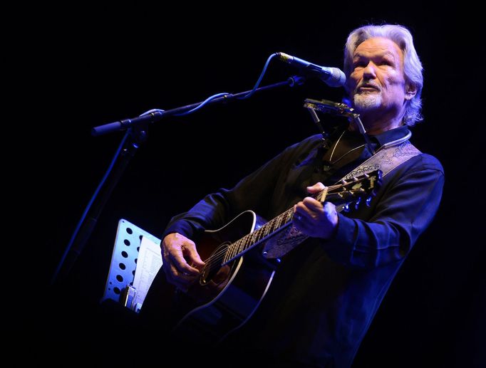 Kris Kristofferson roku 2012 vystoupil v pražském Kongresovém centru roku.