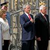 Bush v Praze - uvítací ceremoniál