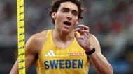 Švédský tyčkař Armand Duplantis a jeho rekord při MS v atletice 2025 v Tokiu