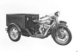 První tříkolka Mazda Go z roku 1931.