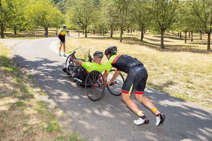 Cyklo Handy Maraton 2018, úvodní časovka na Petřín