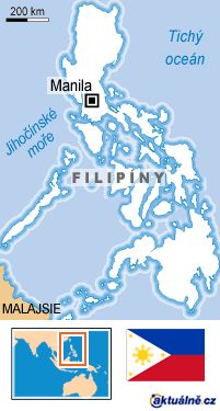 Mapa - Filipíny