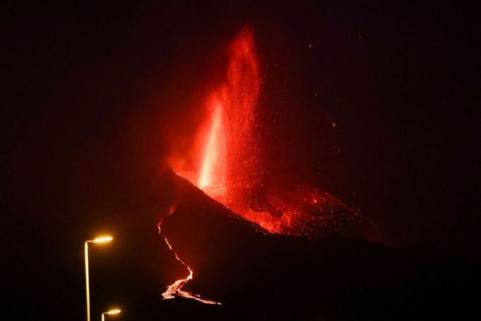 Erupce sopky na Kanárských ostrovech, 26. září.