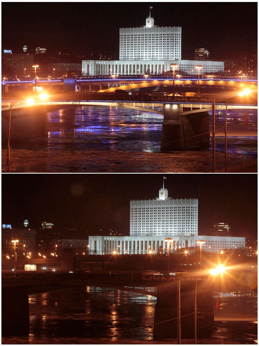Hodina Země: Moskva