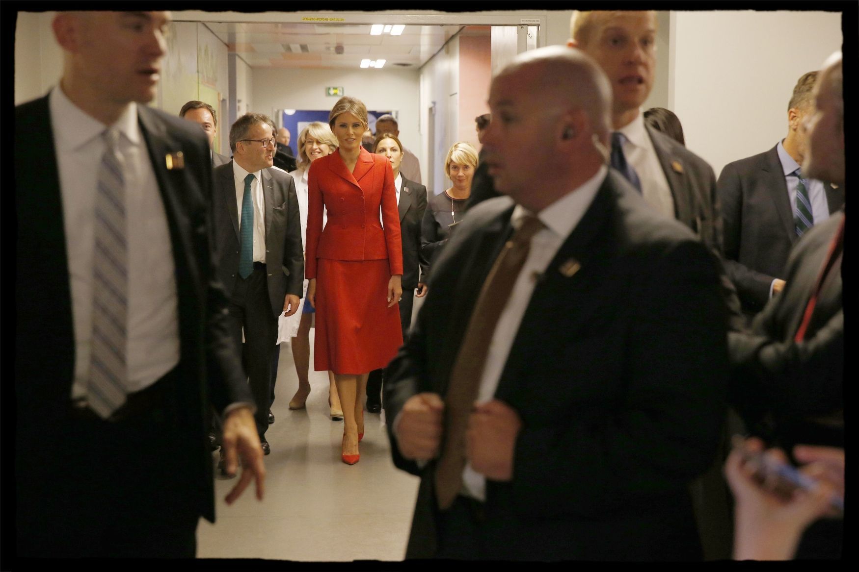 Prezident Donald Trump s manželkou Melanií navštívili Paříž