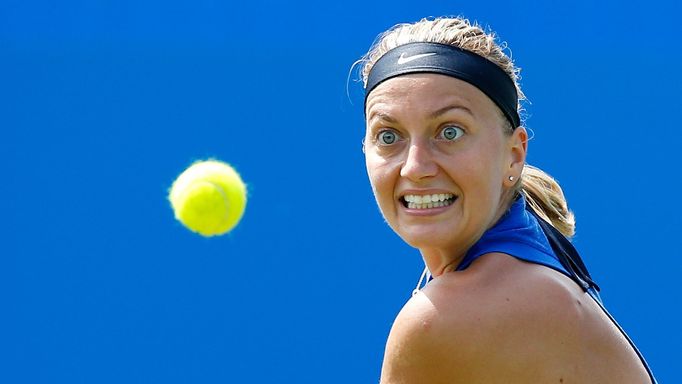 Petra Kvitová v Eastbourne 2016