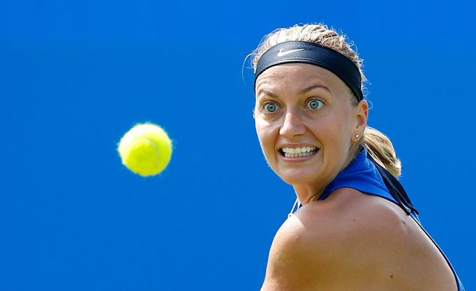 Petra Kvitová v Eastbourne 2016