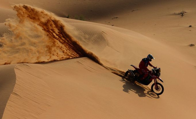 11. etapa Rallye Dakar 2023: Adrien van Beveren, Honda