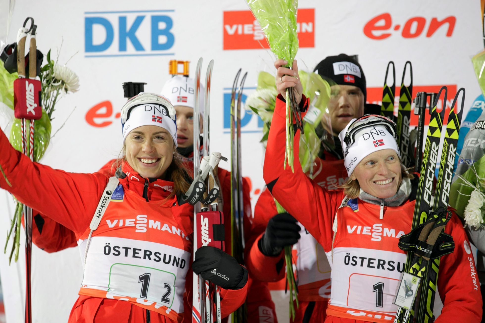 Světový pohár v biatlonu - norská štafeta