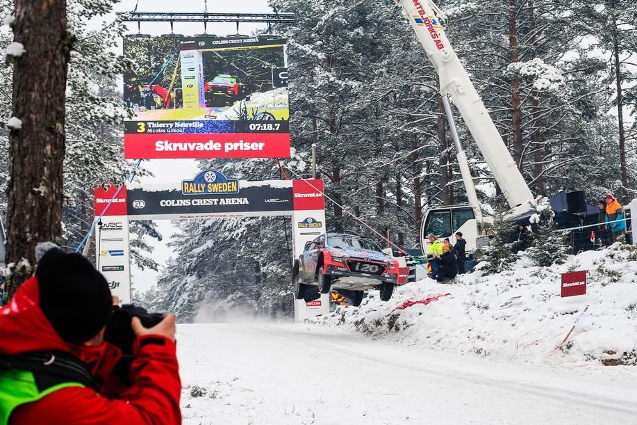 Švédská rallye 2016: Thierry Neuville, Hyundai i20 WRC