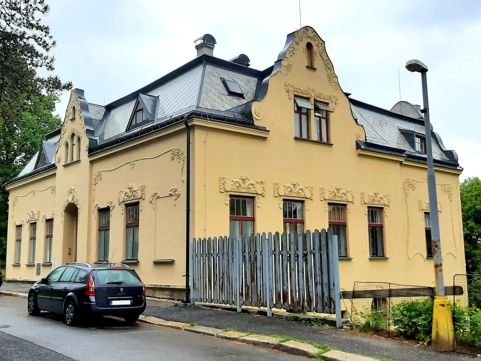Jablonec, vily, architektonické vycházky