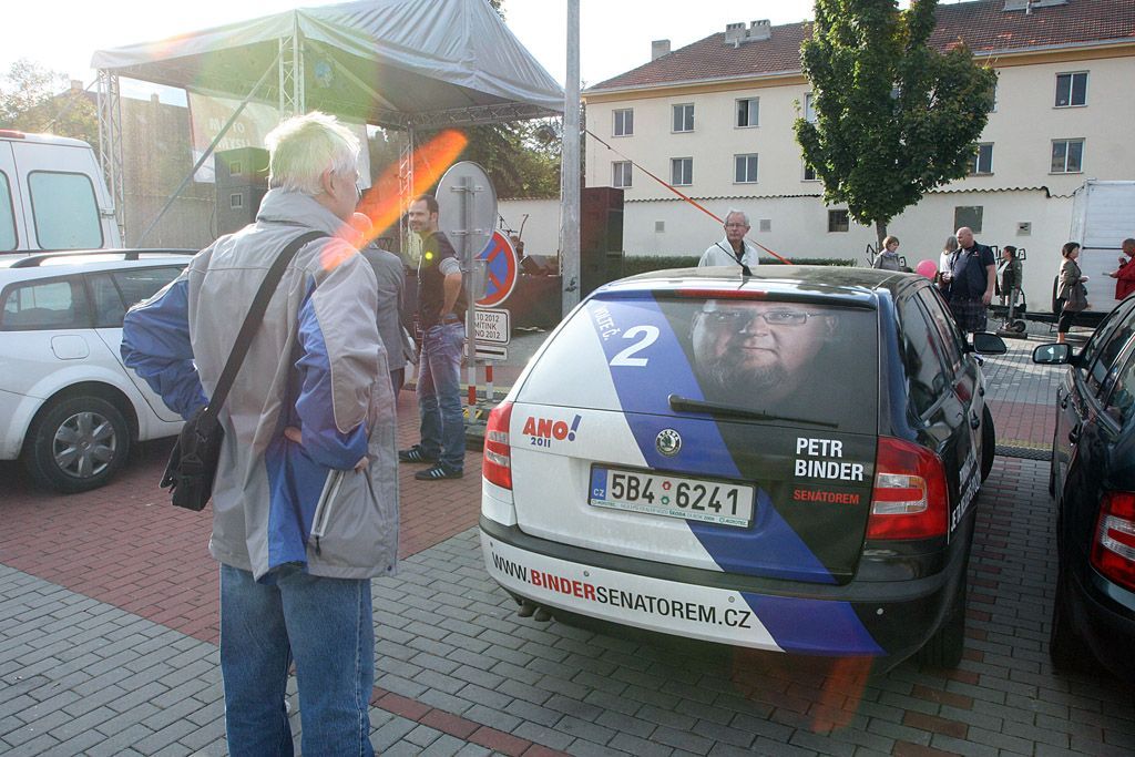 Volební kampaň Petra Bindera