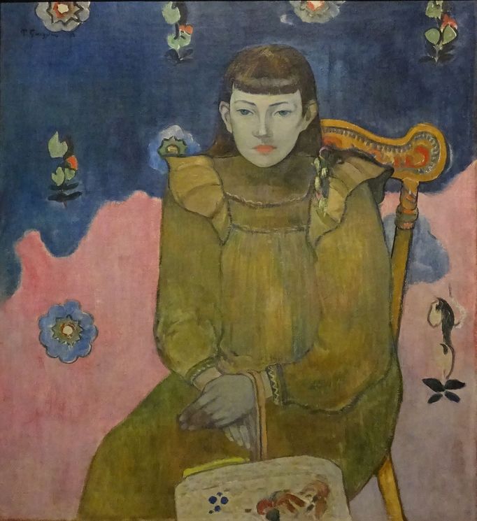 Paul Gauguin: Portrét mladé ženy. Vaïte (Jeanne) Goupil, 1896