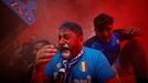 Soccer Football - Serie A - Napoli fans celebrate winning the Serie A - Naples, Italy - May 4, 2023 Napoli fans celebrate winning the Serie A. REUTERS/Guglielmo Mangiapan