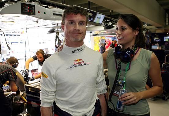 Helena Maová a David Coulthard