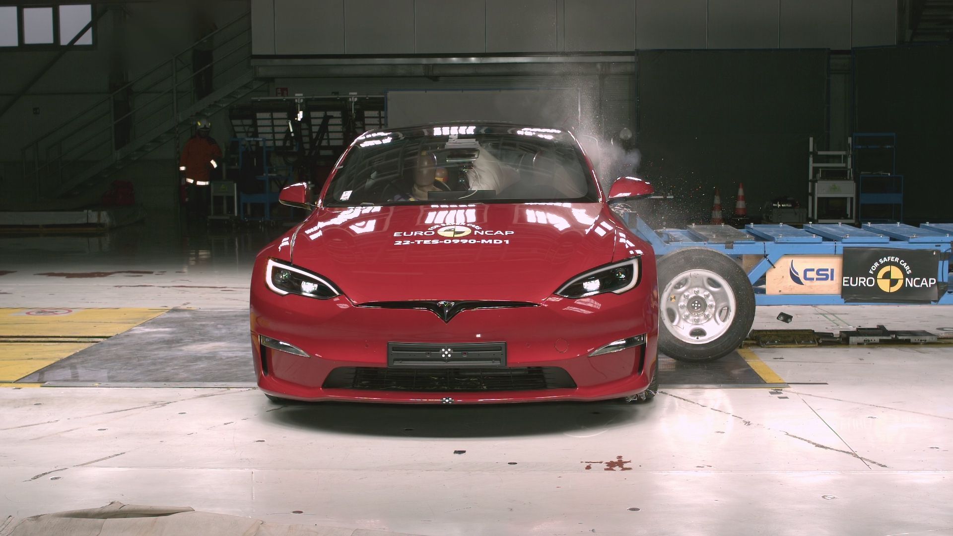 Euro NCAP crashtest Tesla Model S