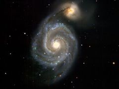 Jeden z prvních, zkušebních snímků nového havajského teleskopu - galaxie N51.