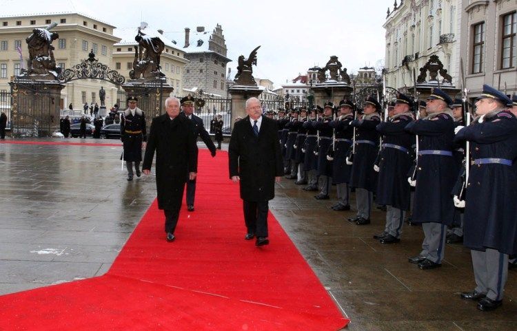 Slovenský prezident Ivan Gašparovič v Praze