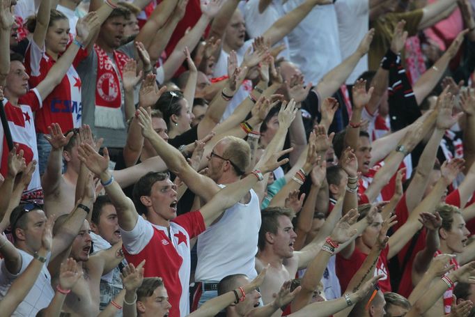 SL, Slavia-Liberec: fanoušci Slavie