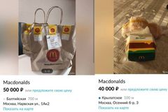 Jídlo z McDonald's se v Rusku stalo luxusem. Lidé ho na internetu prodávají za tisíce