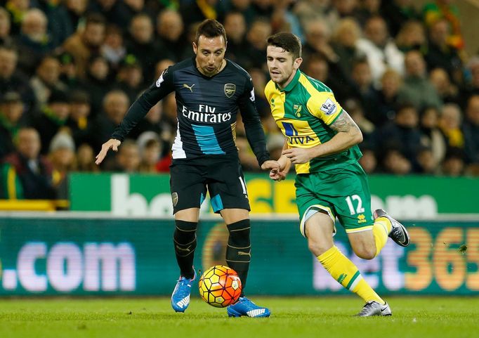 Arsenal (Santi Cazorla) vs Norwich (Robbie Brady)