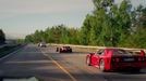 Záběry z víkendového zadržení jezdce v červené formuli se objevily na YouTube kanále TrackZone.