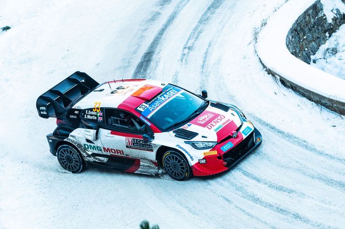 Elfyn Evans, Toyota na trati Rallye Monte Carlo 2022