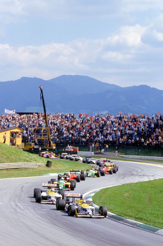 F1, VC Rakouska 1987 (Österreichring) - Nelson Piquet a Nigel Mansell, Williams