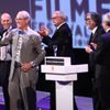 MFF Karlovy Vary zakončení - představitelé vítězného filmu Moskytiéra