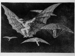 Goya: Způsob létání; Přísloví. Ze sbírek Moratova institutu, Freiburg