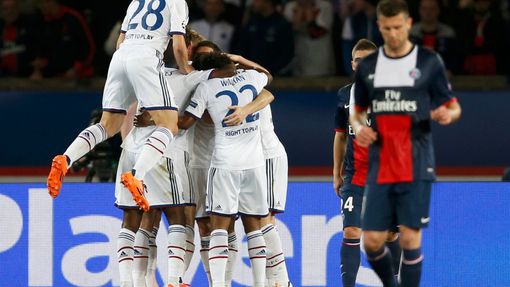 Radost hráčů Chelsea proti PSG ve čtvrtfinále LM