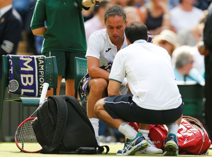 První kolo Wimbledonu 2017: Alexandr Dolgopolov