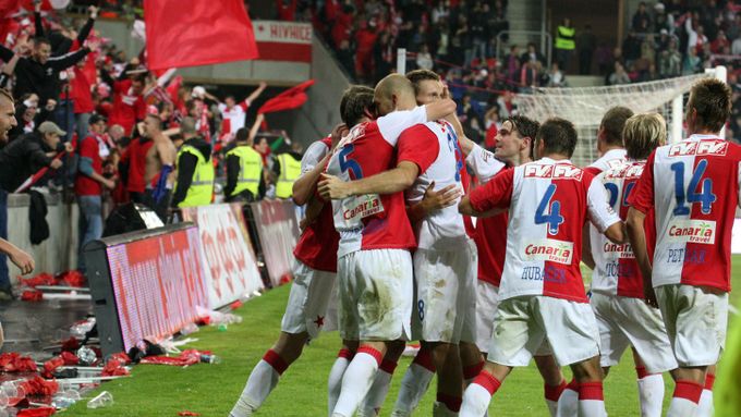 Slavia Praha vyhrála v této sezoně teprve pátý zápas