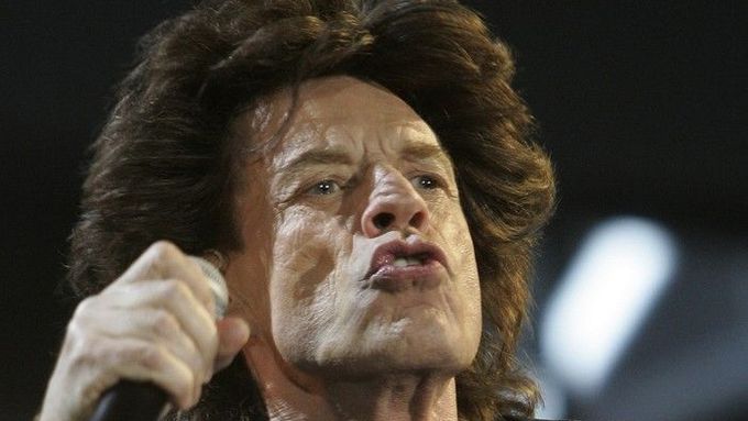 Mick Jagger na vystoupení v belgickém Werchteru
