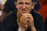 Naopak Azarenková mohla mluvit o tom, co je na tenisu to nejsmutnější...