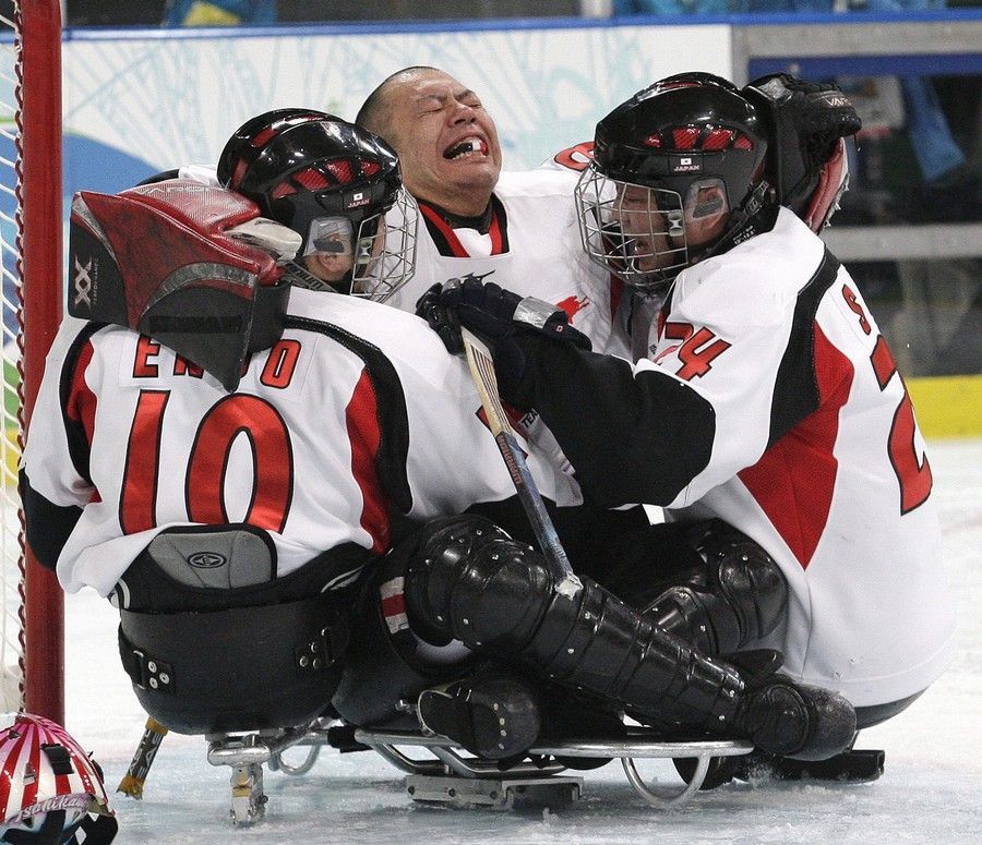 Japonsko - Kanada ve sledge hokeji