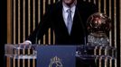 Soccer Football - The Ballon d’Or awards - Theatre du Chatelet, Paris, France - December 2, 2019  Barcelona's Lionel Messi with the Ballon d'Or award  REUTERS/Christian H