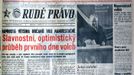 Přesto byla deklarovaná volební účast velmi vysoká, a to už první den. Rudé právo, sobota 27. listopadu 1971