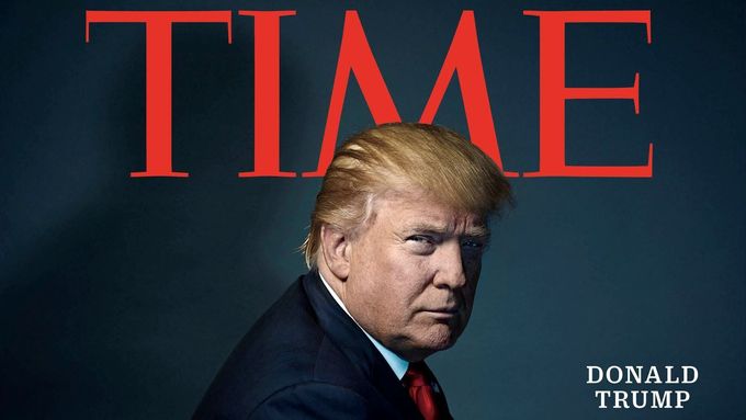 Americký prezident Donald Trump na obálce loňského časopisu Time.