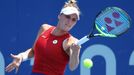 Markéta Vondroušová ve čtvrtfinále OH 2020 proti Paule Badosaové