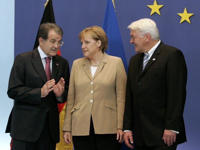 Summit EU v červnu 2007, Merkelová s Prodim