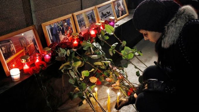 Den po útoku v moskevském metru