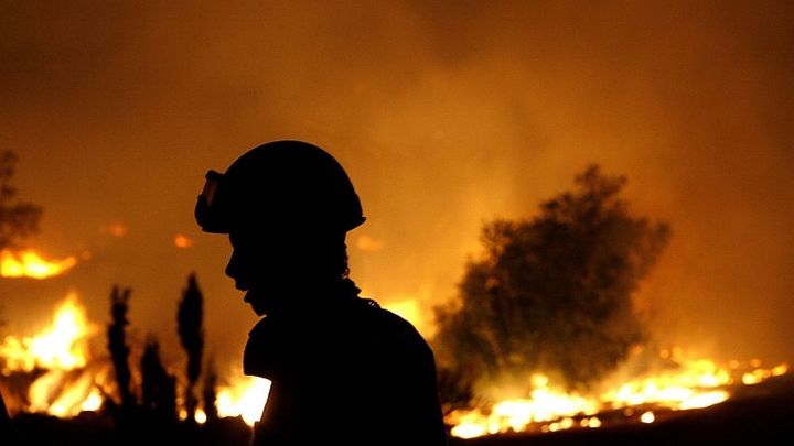 Lesní požár u Atén opět nabral na síle, nejméně dva lidé při něm zemřeli; Zdroj foto: Reuters