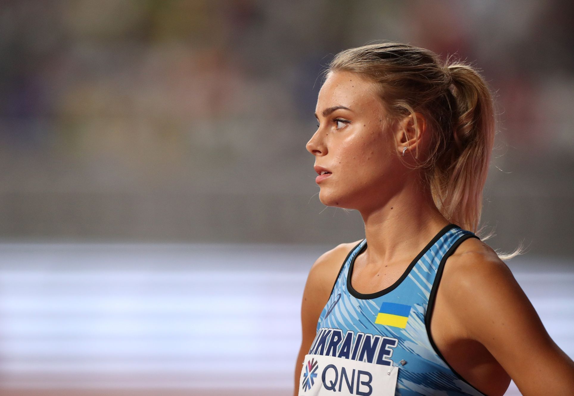 Ukrajinská výškařka Julija Levčenková